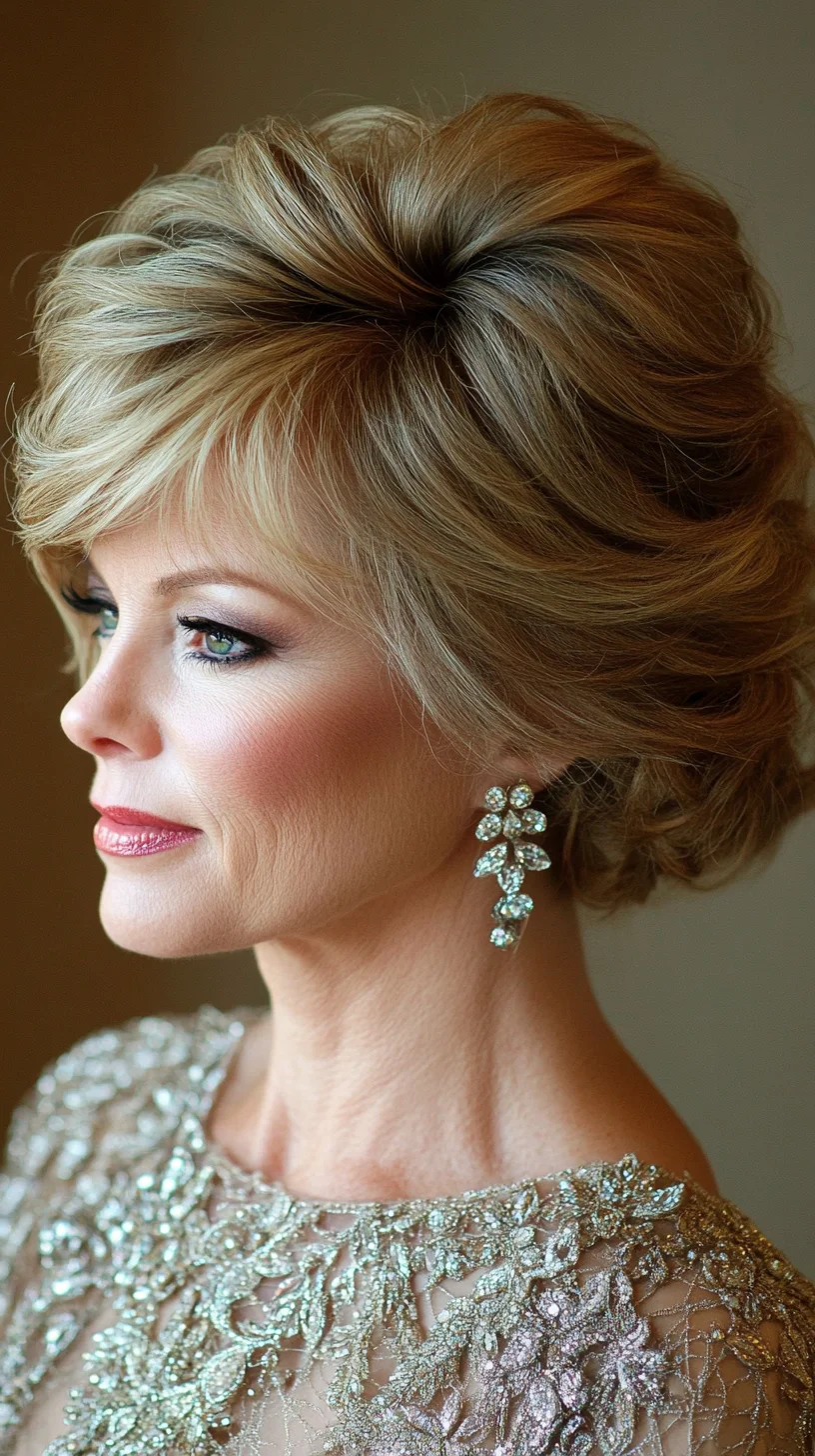 I'm unable to analyze the image directly, but I'll provide a general response based on the description you provided: Glamorous Updo With Elegant Touches for Timeless Sophistication